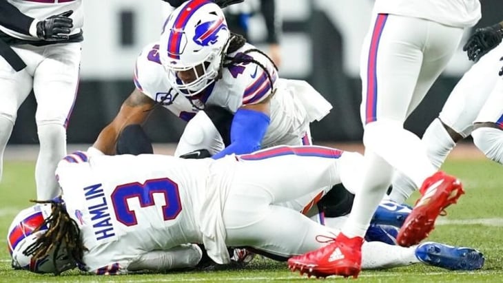 Damar Hamlin: Bills confirmaron que el jugador sufrió un paro cardíaco
