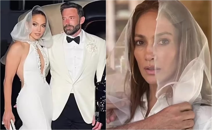 Jennifer Lopez comparte fotografías nunca antes vistas de su boda con Ben Affleck