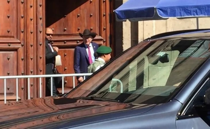 AMLO y Ken Salazar se reúnen en Palacio Nacional previo a la visita de Joe Biden