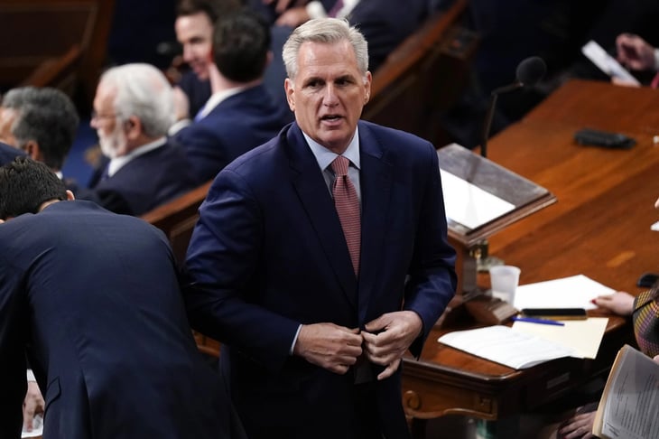 El republicano McCarthy no logra el apoyo para presidir Cámara Baja de Estados Unidos