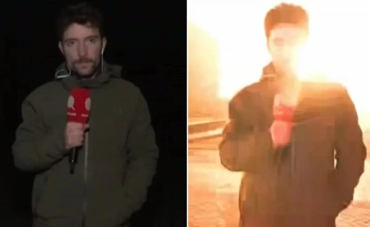 Bomba explota a escasos metros de un periodista francés en Ucrania; 'nos tomó por sorpresa'