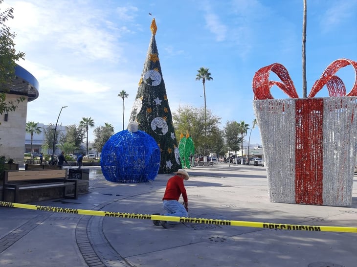 Ayuntamiento de Monclova iniciará con retiro de adornos navideños