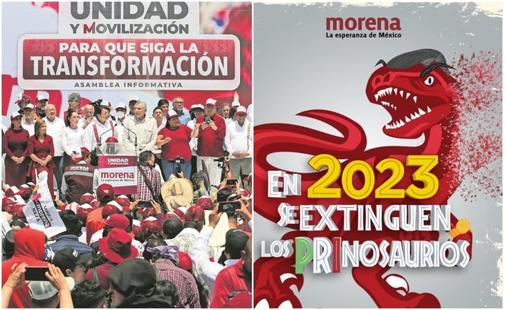 Morena manda mensaje por la extinción de los 'prinosaurios' en 2023