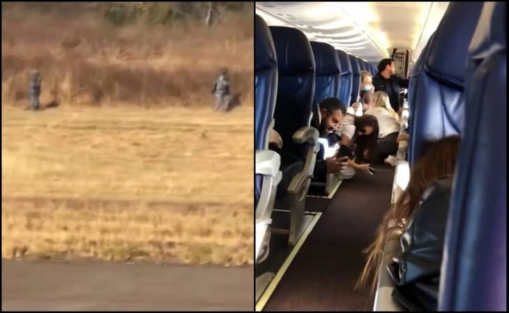 VIDEOS: '¡Agáchate, ma!', así se vivió el terror en avión de Aeroméxico tras recaptura de Ovidio Guzmán en Culiacán