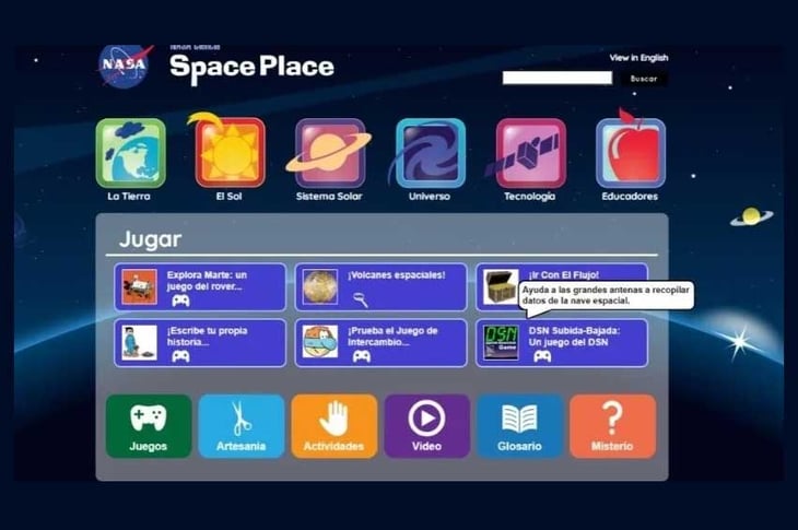 NASA ofrece juegos GRATIS para niños sobre las ciencias espaciales
