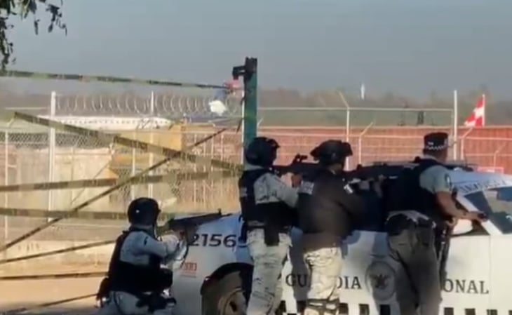 VIDEOS: Guardia Nacional vs narcos; Así elementos federales se enfrentaron a criminales en aeropuerto de Culiacán