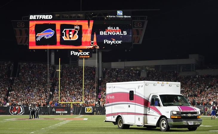 NFL no reanudará el partido de los Bills y los Bengals tras el caso de Damar Hamlin