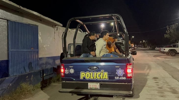 Preventivos detienen a cuatro hombres por intento de secuestro en Monclova 