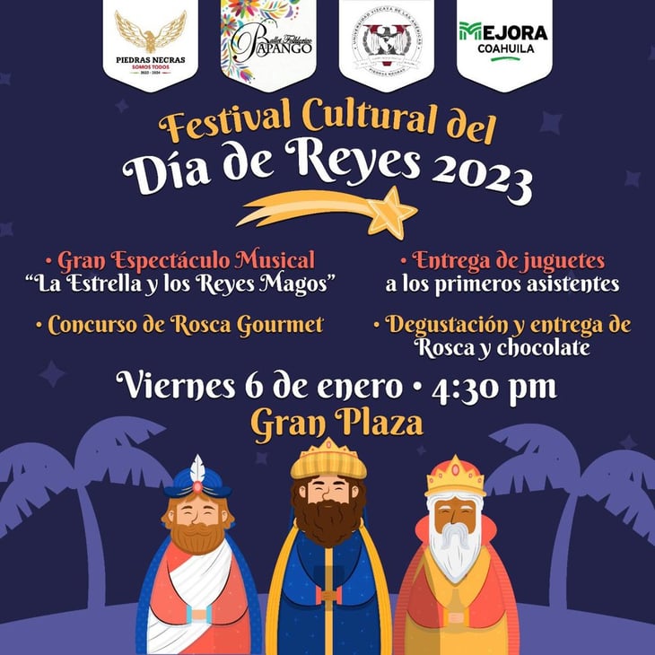 Día de Reyes se festejará con las familias de PN en la Gran Plaza