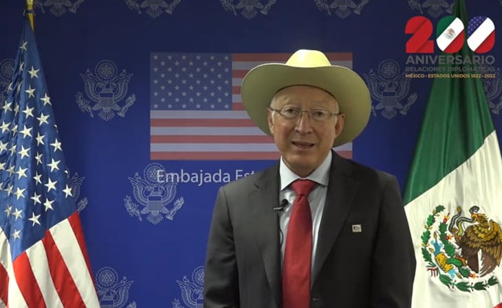 Ken Salazar lanza mensaje en video previo a la visita de Joe Biden a México