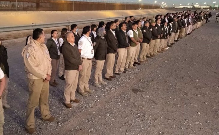 Llegan 200 elementos del INM para reforzar seguridad en la frontera de Ciudad Juárez