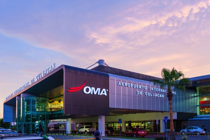 Aeropuerto de Culiacán, en el top 10 de tráfico de pasajeros