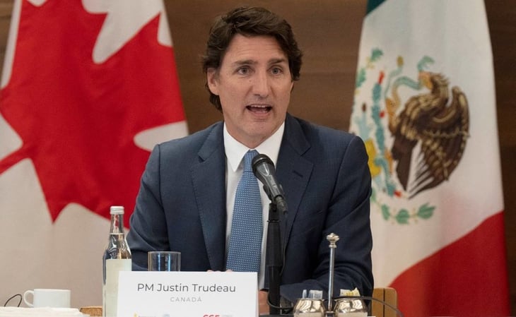 Primer ministro de Canadá, Justin Trudeau, y su esposa llegan a Palacio Nacional