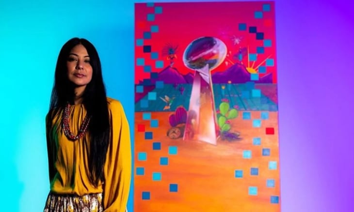 NFL elige a pintora indígena para crear el boleto del Super Bowl