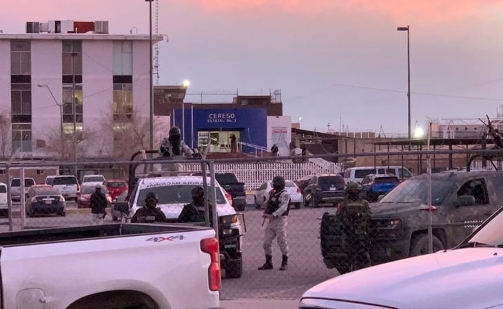 Montan operativo de revisión en Cereso de Ciudad Juárez, Chihuahua