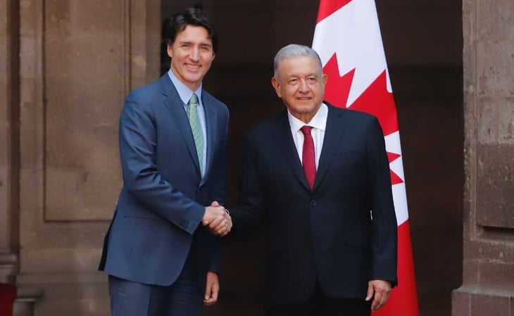 ¿Quiénes acompañan a AMLO y Trudeau en la reunión bilateral México-Canadá?