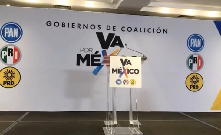 Liman asperezas PRI, PAN y PRD; confirman alianza Va por México para elecciones en el Edomex y Coahuila