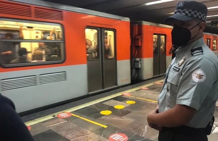 VIDEOS y FOTOS: Guardia Nacional ya vigila estaciones del Metro CDMX