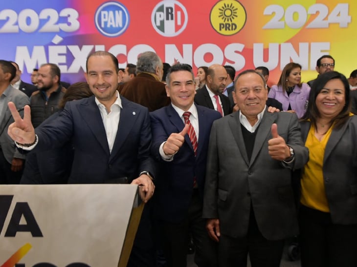 PAN, PRI y PRD 'reviven' coalición 'Va por México'