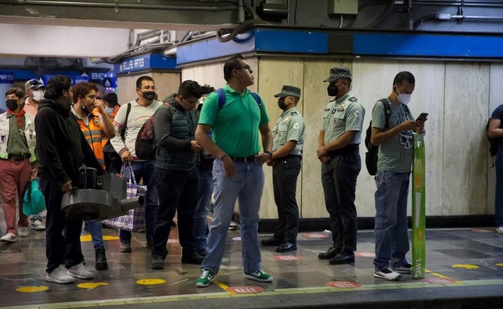 Usuarios reaccionan así a presencia de la Guardia Nacional en el Metro