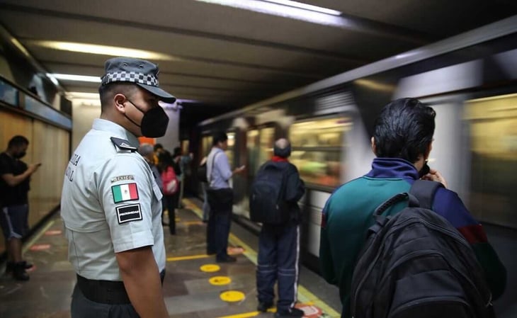 El 79% de la población está de acuerdo con la Guardia Nacional en el Metro: encuesta