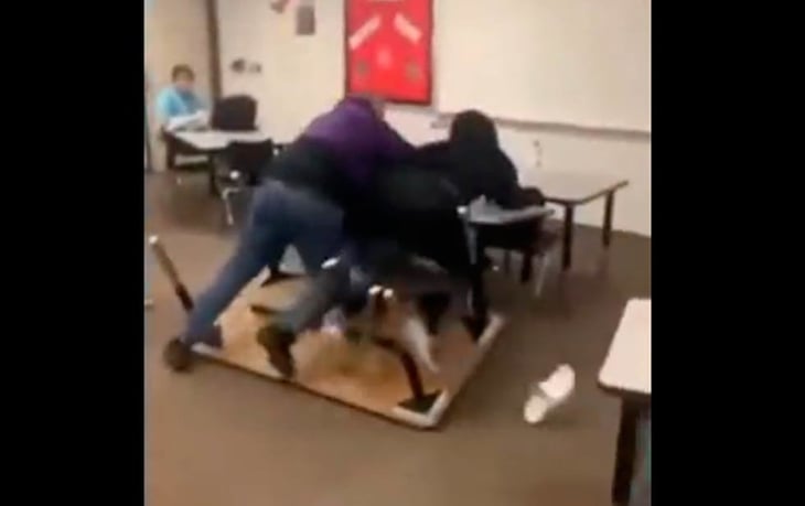 Profesor golpea a alumno en plena clase en escuela de Texas