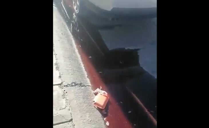 VIDEO: Captan río de sangre frente a una funeraria en Guasave, Sinaloa