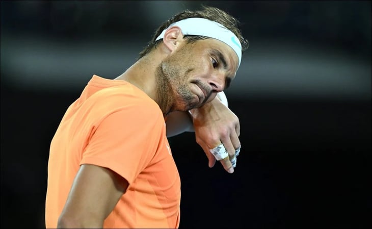 Rafa Nadal jugó lastimado y quedó eliminado en la segunda ronda del Abierto de Australia