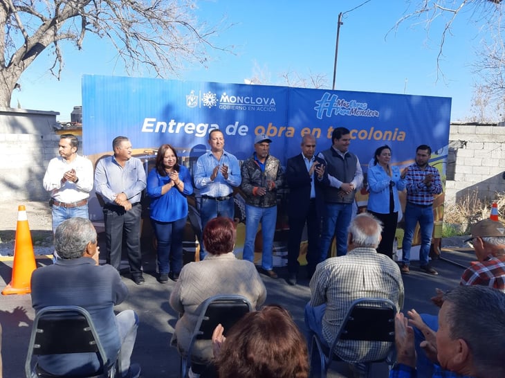 Ayuntamiento entrega obra de pavimentación en colonia Estancias de Santa Ana