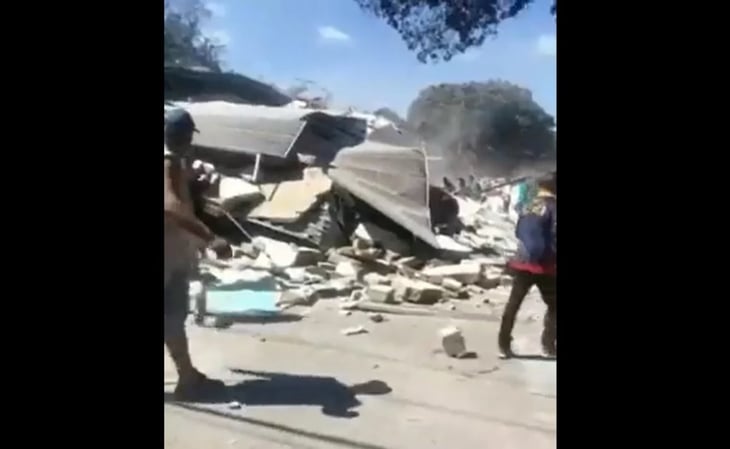 VIDEO: Se derrumba edificio en República Dominicana; reportan personas atrapadas