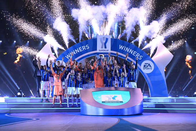 Inter gana a Milan y es campeón de la Supercopa de Italia