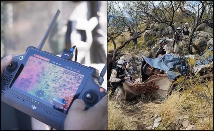 VIDEO: Destruyen 6 campamentos de 'Los Chapitos' en Sonora; sicarios dispararon contra dron de EU 