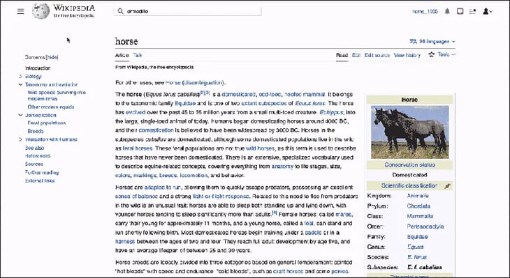 Prueba y encuentra las diferencias en la primera nueva apariencia de Wikipedia en 11 años
