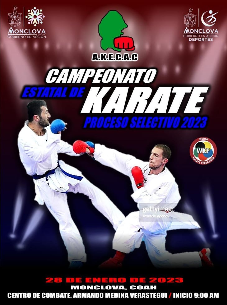Asociación de Karate del Estado de Coahuila invita a Selectivo