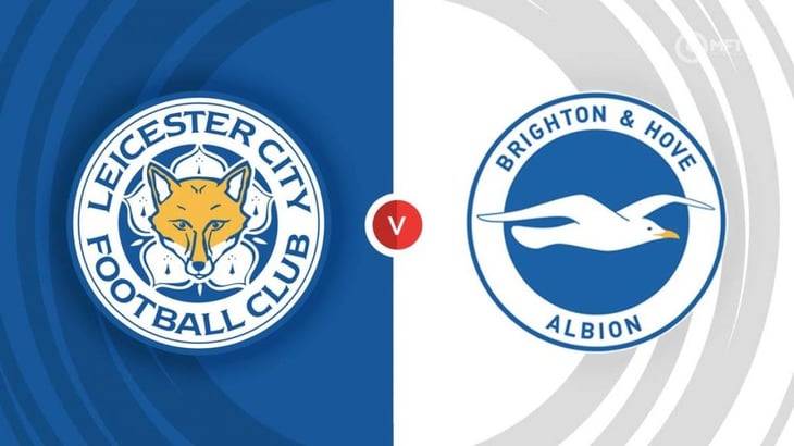 Brighton logró empatar (2-2) de visita ante el Leicester City por la Premier League