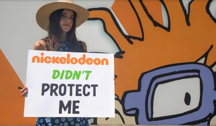 Alexa Nikolas en contra de la grabación de 'Zoe 102' por denuncias de abuso infantil en Nickelodeon