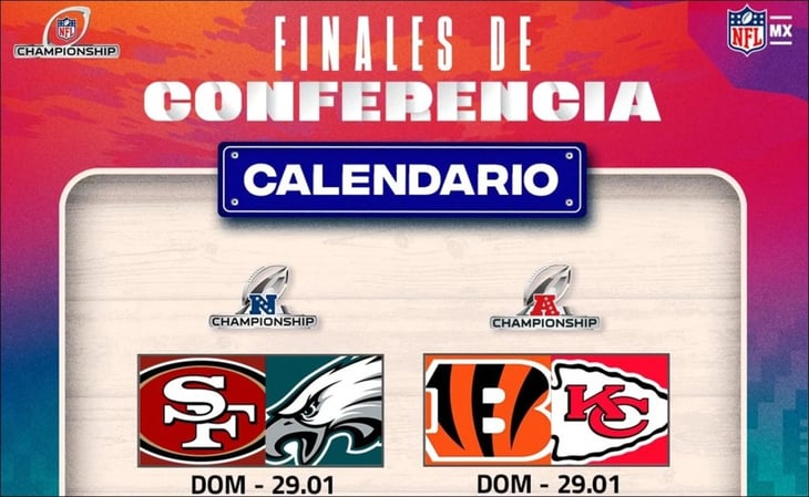 ¿Cuándo y dónde ver las Finales de Conferencia de la NFL?