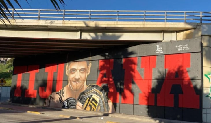 ¡Merecido! Brandon Moreno fue inmortalizado con mural en su natal Tijuana
