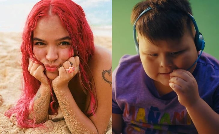 Karol G anuncia canción “Mañana será bonito” con video junto a Iker, niño viral de TikTok