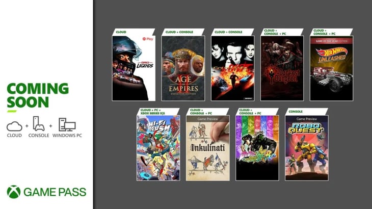 ¡Por fin! Anunciados los nuevos juegos de Xbox Game Pass para enero y febrero