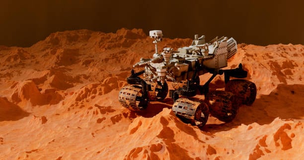 Encuentran estructura de roca con forma de oso en la superficie de Marte