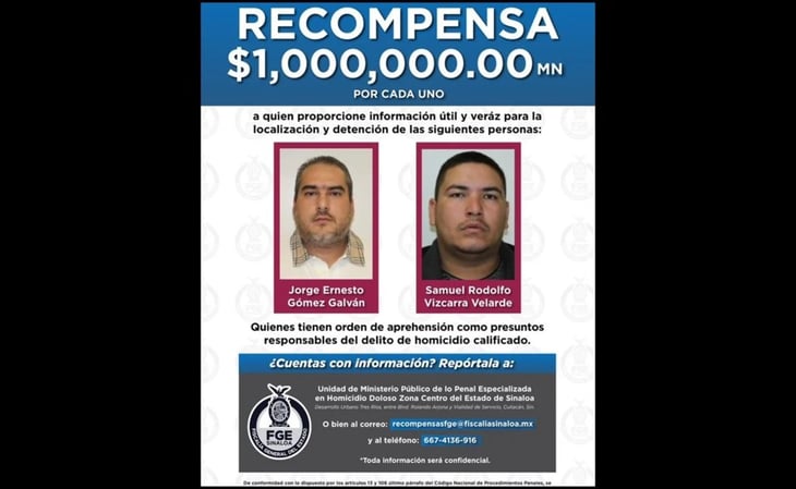 Ofrecen recompensa de 1 mdp por presuntos asesinos del periodista Luis Enrique Ramírez