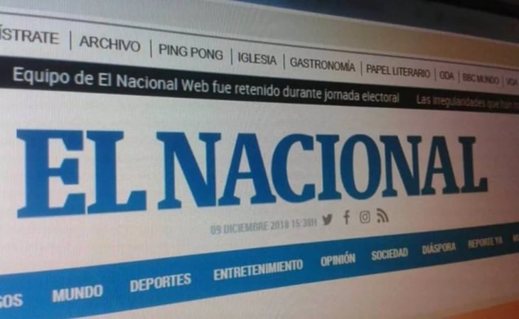 La SIP condena 'nueva represalia' contra El Nacional de Venezuela