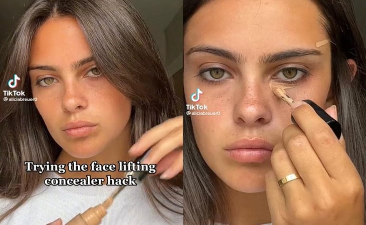 Conoce el lifting makeup, el efecto viral de TikTok