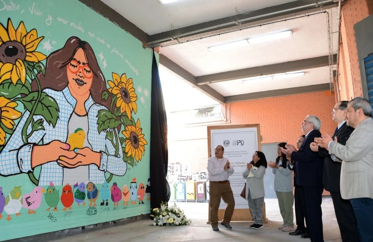 Con mural en la UNAM, realizan homenaje a Yaretzi tras morir por choque del Metro en Línea 3