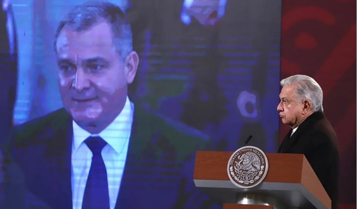 AMLO califica como una vergüenza para México juicio contra García Luna