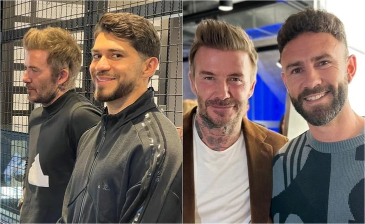 Henry Martín y Miguel Layún tienen divertido encuentro con David Beckham