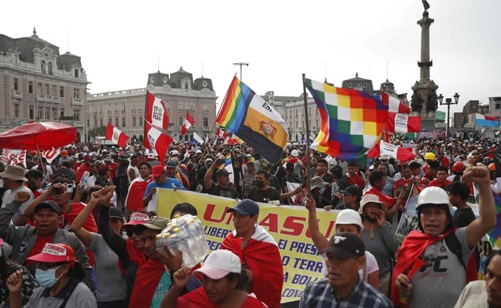 Miles de peruanos marchan de nuevo en Lima contra el gobierno de Boluarte