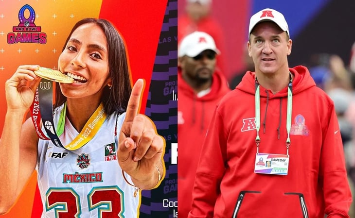 A la mexicana Diana Flores y Peyton Manning se les escapa la victoria en el Pro Bowl 2023