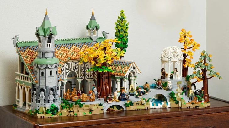 El nuevo kit de Lego de El Señor de los anillos tiene más de 6,000 piezas y es el más grande de la saga
